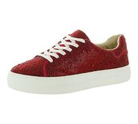 Betsey Johnson Women's Sidny Sneaker, Red, 4.5 UK