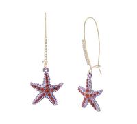 Betsey Johnson Women's Starfish Dangle Earrings