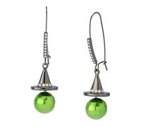 Betsey Johnson Women's Witch Hat Disco Ball Dangle Earrings