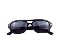 BETSION Black Sunglasses Retro Acetate Rectangle Gangster Gear Sunglasses Men Women, black