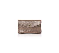 Betsy & Floss Medium Popper Leather Purse In Bronze Bronze One Size