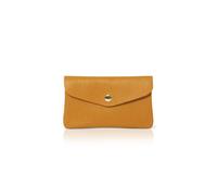 Betsy & Floss Medium Popper Leather Purse In Mustard Mustard One Size