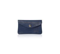 Betsy & Floss Medium Popper Leather Purse In Navy Navy One Size