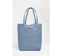 Betsy & Floss 'milan' Soft Leather Tote Bag In Blue Blue One Size
