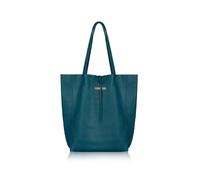 Betsy & Floss "milan' Soft Leathertote Bag In Teal Teal One Size