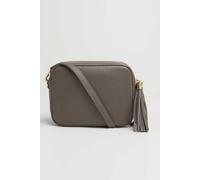 Betsy & Floss "verona' Crossbody Tassel Bag In Dark Grey Dark Grey