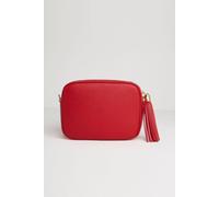 Betsy & Floss "verona' Crossbody Tassel Bag In Red Red