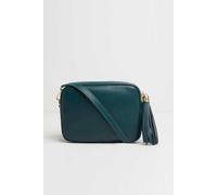 Betsy & Floss "verona' Crossbody Tassel Bag In Teal Teal