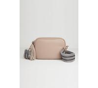 Betsy & Floss 'verona' Crossbody Tassel Bag With Aztec Strap In Light Pink Light Pink