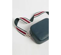 Betsy & Floss 'verona' Crossbody Tassel Bag With Stripe Strap In Teal Teal