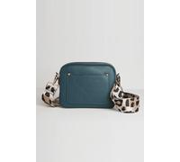 Betsy & Floss Women's Crossbody Bag with Leopard Strap in Teal Betsy & Floss Teal One Size