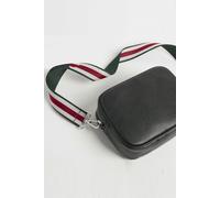 Betsy & Floss Women's 'Verona' Crossbody Tassel Bag with Stripe Strap in Black Betsy & Floss Black One Size