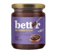 Bett’r Hazelnut Cocoa Cream Without Added Sugar - 100% Organic, Vegan and Palm Oil Free - 250g