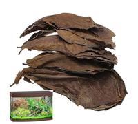Betta Almond Leaves for Aquarium Toys - Terminalia Catappa Leaves, Betta Fish Toys, Almond Leaves, 10 Catappa Leaves to Reduce pH Level and Mig