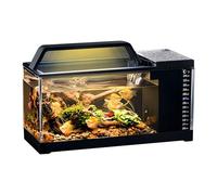 Betta Aquarium, Aquariums with LED Lighting and Filter System, Intelligent Small Aquarium with Quiet Pump and Temperature Monitoring for Betta, and