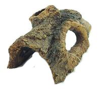 Betta Aquarium Ornament Small Hiding Log, Brown, MS976