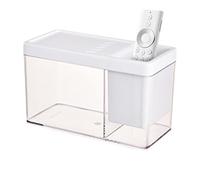 Betta Aquarium Tank - Transparent Mini Fish Bowl | Table Aquarium, 17.1 x 8 x 10.5 cm, Betta Habitat , Container for the Aquatic Ecosystem of Crabs, as Decoration