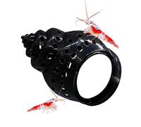 Betta Bed Floating Fish Tank Decoration- 6.8x6.8x8.6cm, Betta Fish Leaf Hammock & Shrimp Cave Resting Spot | Aquarium Shelter For Freshwater FishES, Home, Office, Bedroom & Desktop Tanks