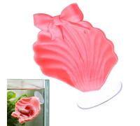Betta Bed | Shell Shaped Suction Cup Resting Spot | Betta Fish Tank Decor - for Shrimp Frogs Goldfishes Guppy Koi Reptile Pet Fish Tank Aquariums Home Breeding Area