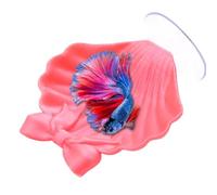 Betta Bed | Shell Shaped Suction Cup Resting Spot | Betta Fish Tank Decor - for Shrimp Snails Frogs Guppy Koi Reptile Tank Aquariums Pet Home Area