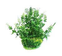 Betta Choice Green & White Plastic Aquarium Plant