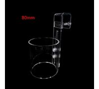 Betta Feeding Clear Acrylic Cylinder Floating Feed Reduce Waste & Maintain Water Suitable For Flakes
