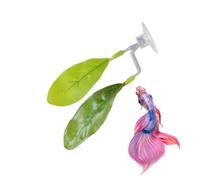 Betta Fish Accessories Suction Cup Leaf Interactive Toys