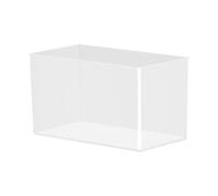 Betta Fish Aquarium, Basin for Betta Fish, Frameless Aquarium with Extra Clear Bowl for Crabs and Decoration in the Office Area