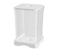 Betta Fish Bowl: 2 Gallon, Clear Glass, 4K HD Ultra-View, Small Aquarium Starter, LED Lighting, Ornamental Desk Tank, Compact Rectangular Shape | Kitchen, Living Room