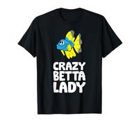 Betta Fish Crazy Betta Lady T-Shirt
