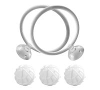 Betta Fish Feeding Ring - Suction Cup Training Ring with 3 Aquarium Filter Balls | Betta Fish & Turtle Floating Toy for Small Tanks, Aquarium Training and