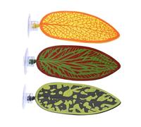 Betta Fish Hammock, Artificial Leaf Shaped Decor Decorations Bed with Suction Cup, Betta Leaf Hammock, for Freshwater Home Office Vacation Fish Tank Shrimp