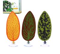Betta Fish Hammock - Artificial Leaf Shaped Habitat with Suction Cup,Betta Leaf Hammock,for Shrimp Freshwater Home Office Vacation Fish Tank