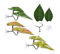 Betta Fish Hammock - Betta Fish Leaf Pad | Suction Cup Resting Leaf Aquarium Plants Decor Simulating The Natural Habitat for Fiish Tank Guppy Breeding Resting