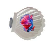 Betta Fish Hammock - Small 3D Printed Fish Resting Bed | Betta Shell Habitat Resting Shelter - for Aquatic Pets, Cichlids, Crayfish, Dorm, Apartment, Office
