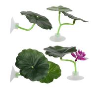 Betta Fish Leaf Hammock Realistic with Suction Cup 4 Pieces