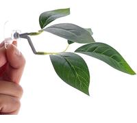 Betta Fish Leaf Pad, Plastic Plant Betta Hammock Leaf Bed, Simulation of Natural Habitat for Betta Spawning Areas, Suction Cup Betta Breeding Resting Bed Aquarium Décor Plants Aquariums and