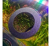 Betta Fish Tank Accessories, Aquarium Hammock, Floating Betta Hide, Betta Feeding Ring,Floating Aquarium Decorations (Black)