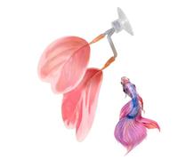 Betta Fish Tank Accessories - Suction Cup Interactive Leaf Bed, Betta Hammock for Resting, Natural Habitat Hardware with Secure Attachment Design, Aquatic Welfare Hardware for Spawning and Playing