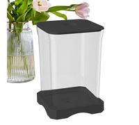 Betta Fish Tank - Compact Aquarium | Elegant Glass Design | Betta Fish Tank 6.97 Inch Easy Setup for Single Bettas, Ideal for Desk, Bedroom or Small Rooms with Clear Views