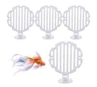 Betta Fish Tank Decoration | Fish Bed Betta Accessories Hammock | 4 x Tank Decor Ornaments Retirement Aquarium Accessories, Safe Landscaping for Spawning Sleep