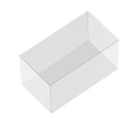 Betta Fish Tank - Frameless Mini Aquarium, Container | Desktop Nano Tank Shrimp Habitat, Home Office Decor Crab Sanctuary Enclosure