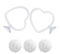 Betta Fish Toys, 2 Piece Interactive Exercise Ring - Fish Exercise Ring Set for Betta Training Stimulates Active Play, KeepinFilter Balls, for Keepers