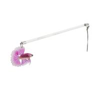 Betta Fish Training Wand Interactive Acrylic 7.8 Inch | Realistic Tail Flare Design, Targeted Exercise for Aquarium Use, Safe Acrylic Build for Betta Fish