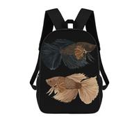 Betta Fish Travel Laptop Backpack for Work Business Large Computer Bag Daypack 17 Inch