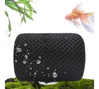 Betta fish tunnel, 7.5 cm aquarium tunnel, black PP sleeping place for ornamental fish, safe cave hiding place as aquarium decoration for betta, etc. for swimming, resting and playing in the