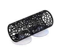 Betta Fish Tunnel & Aquarium Cave With Suction Cup - Fighting Fish Resting Place & Hammock | Shrimp Hideaway Tube, Accessories For Cichlids & Crayfish, Compact Aquarium Decoration For Home & Office