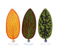 Betta Hammock,Artificial Leaf Shaped Habitat with Suction Cup,Fish Bed | for Shrimp Freshwater Home Office Vacation Fish Tank