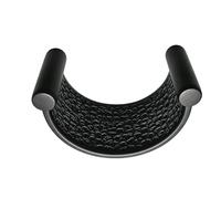 Betta Hammock - Decorative Hollow U Shaped Aquarium Perch, 4x2.2x2.2 Inch Floating Hammock with Secure Suction Mount, Fish Resting Bed, Leaf Canopy Tunnel for Planted Tank Paludarium