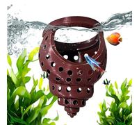 Betta Hammock | Floating Fish Tank Decoration,Shrimp Cave Betta Log - for Freshwater Desktop Home Office Bedroom Living Room Hotel Pet Store